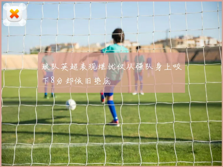 狼队英超表现堪忧仅从强队身上咬下8分却依旧垫底